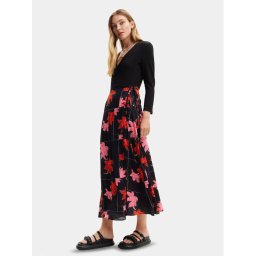 Desigual Лятна рокля Memphis 24SWVW37 Черен Regular Fit