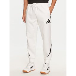 adidas Долнище анцуг Z.N.E. JF2449 Бял Regular Fit