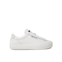 Tommy Jeans Сникърси Tjw Cupsole Sneaker Ess EN0EN02508 Бял