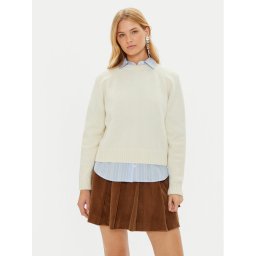 Weekend Max Mara Пуловер Gabbia 2425366162 Екрю Regular Fit