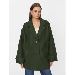 Noisy May Преходно палто Alicia 27026405 Зелен Oversize