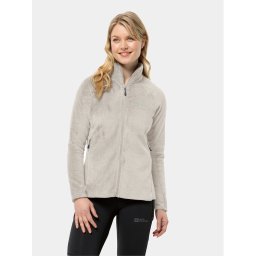 Jack Wolfskin Полар Rotwand Fz 1711421 Сив Regular Fit