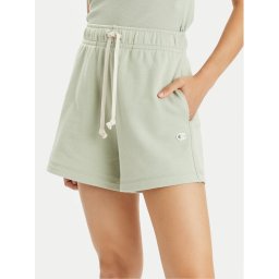 Champion Спортни шорти E10009 Зелен Relaxed Fit