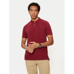 U.S. Polo Assn. Тениска с яка и копчета MUP3312 Червен Regular Fit