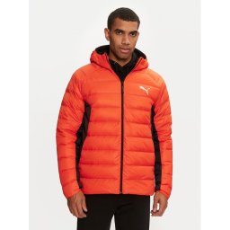 Puma Пухено яке PackLITE 849355 Оранжев Slim Fit