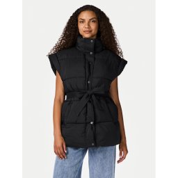 YAS Жилетка за костюм Merla 26035395 Черен Slim Fit