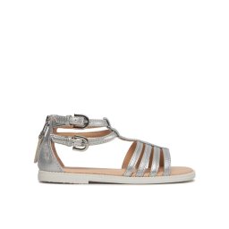 Geox Сандали J Sandal Karly Girl J7235D 0QDAJ C1007 S Сребрист