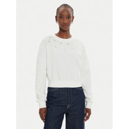 ONLY Суитшърт Suzi 15331166 Бял Regular Fit