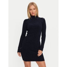 Guess Коктейлна рокля Keily W4BK27 Z3JE0 Тъмносин Regular Fit