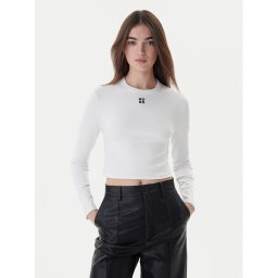 Hugo Блуза Dafilomena_3 50518378 Бял Slim Fit