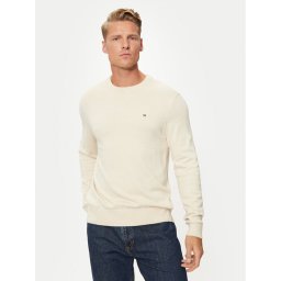 Tommy Hilfiger Пуловер MW0MW28046 Екрю Regular Fit