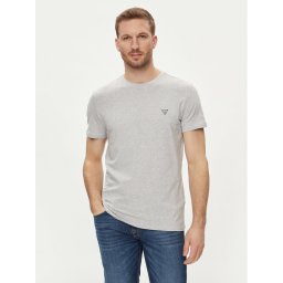 Guess Тишърт Caleb U97M00 KCD31 Сив Slim Fit