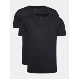 Gant Комплект тениски C-Neck 2 Pack 900002008 Черен Regular Fit