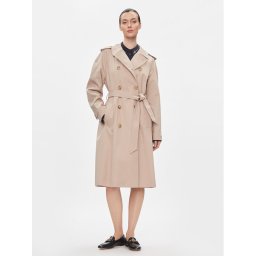 Tommy Hilfiger Тренч Cotton Classic Trench WW0WW40482 Бежов Regular Fit