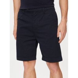 Guess Шорти от плат Noah M4GD14 WG3QA Тъмносин Slim Fit