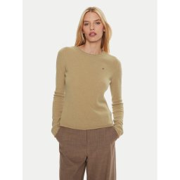 Tommy Hilfiger Пуловер WW0WW44161 Кафяв Regular Fit