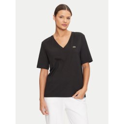 Lacoste Тишърт TF7300 Черен Regular Fit