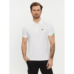 Replay Тениска с яка и копчета M3540A.000.20623 Екрю Regular Fit