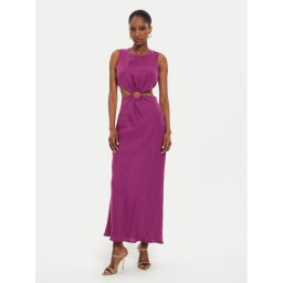 ViCOLO Лятна рокля TB2881 Виолетов Regular Fit