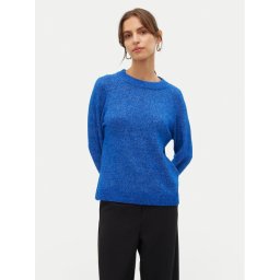 Vero Moda Пуловер Filuca 10298674 Син Regular Fit