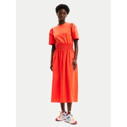 Desigual Лятна рокля Omaha 24SWVW67 Оранжев Loose Fit