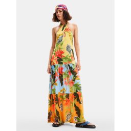 Desigual Лятна рокля Tropi 24SWMW08 Цветен Loose Fit