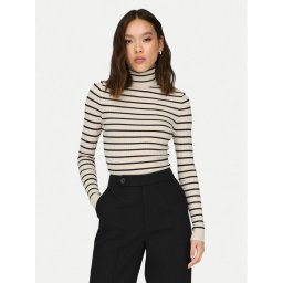 ONLY Поло Karol 15165075 Бежов Slim Fit