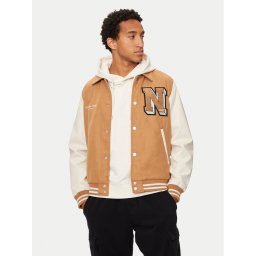 Jack & Jones Яке бомбър Carter 12260455 Бежов Regular Fit