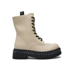 Guess Туристически oбувки Joya FL7JYA LEA10 Екрю