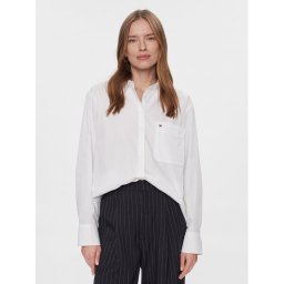 Tommy Hilfiger Риза Essential WW0WW41410 Бял Regular Fit