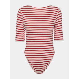 Pieces Боди Miral 17150076 Бял Regular Fit