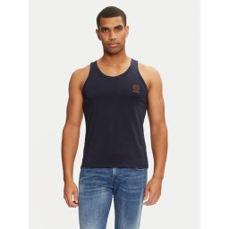 Versace Мъжки топ AUU01012 1A1001 Тъмносин Regular Fit