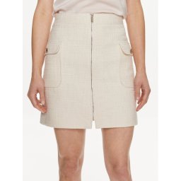 Morgan Мини пола 241-JZIP.F Бежов Regular Fit