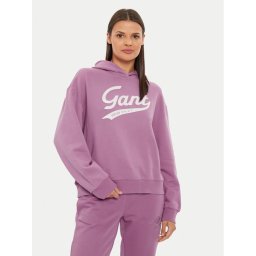 Gant Суитшърт 4200489 Розов Loose Fit
