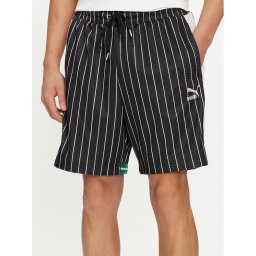 Puma Спортни шорти T7 For The Fanbase 624394 Черен Relaxed Fit