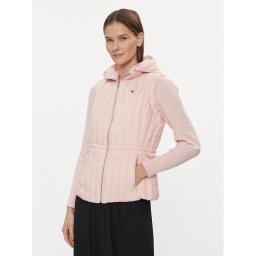 Tommy Hilfiger Жилетка за костюм Feminine Lw Down Vest WW0WW40485 Розов Slim Fit