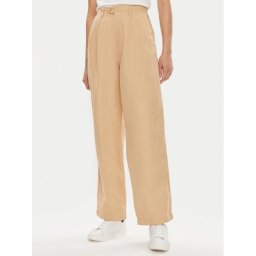 Tommy Hilfiger Текстилни панталони WW0WW41355 Бежов Relaxed Fit