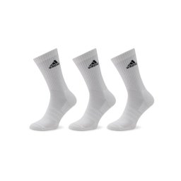 adidas Дълги чорапи Cushioned Crew Socks 3 Pairs HT3446 Бял