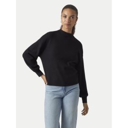 Vero Moda Пуловер Nancy 10290748 Черен Regular Fit