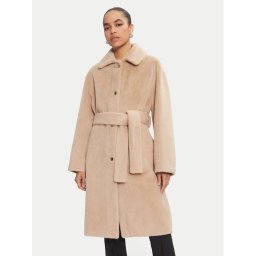 PINKO Преходно палто 103836 A1ZN Бежов Regular Fit