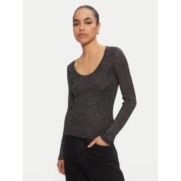 Hugo Пуловер Sunessya 50522557 Черен Slim Fit