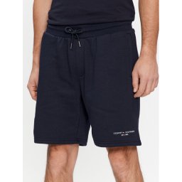 Tommy Hilfiger Спортни шорти Logo MW0MW34201 Тъмносин Regular Fit