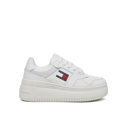 Tommy Jeans Сникърси Tjw Retro Basket Flatform Ess EN0EN02506 Бял