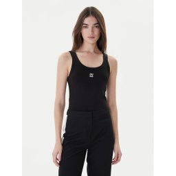 Hugo топ Datamia 50514489 Черен Slim Fit