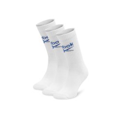 Reebok Дълги чорапи R0258-SS24 (3-pack) Бял