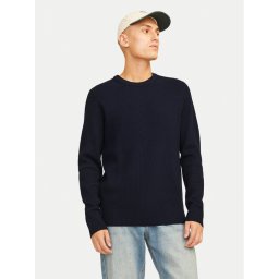 Jack & Jones Пуловер Perfect 12257771 Тъмносин Regular Fit