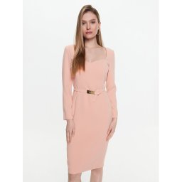 Pinko Коктейлна рокля Mendosa 100559 7624 Розов Regular Fit