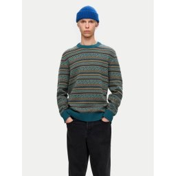 Selected Homme Пуловер 16094646 Син Regular Fit