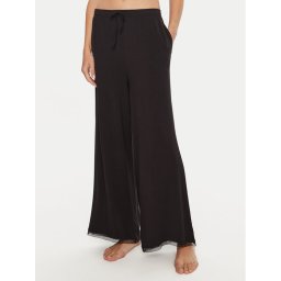 Tommy Hilfiger Долнище на пижама UW0UW05575 Черен Relaxed Fit