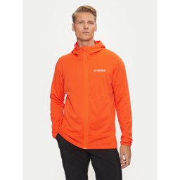 adidas Суитшърт от техническо трико Terrex Xperior Light IQ3720 Оранжев Slim Fit